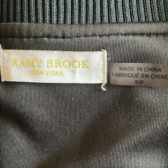 Ramy Brook bomber Jacket, full zip, black size S - Picture 2 of 11